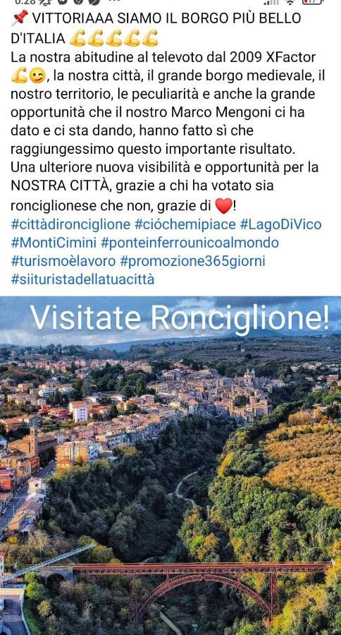 La Casina Di Karol Leilighet Ronciglione  Eksteriør bilde